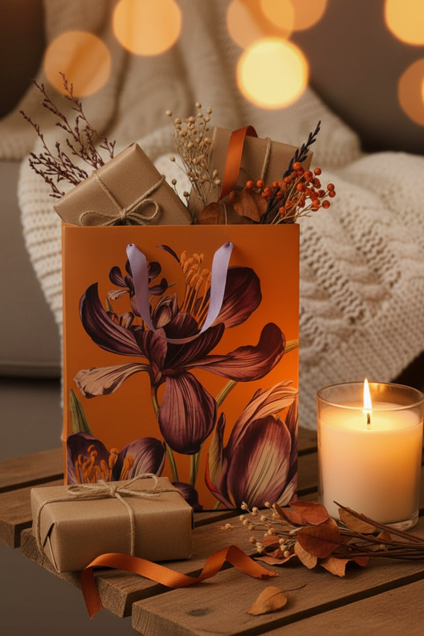 Flower Gift Bag, 23cm