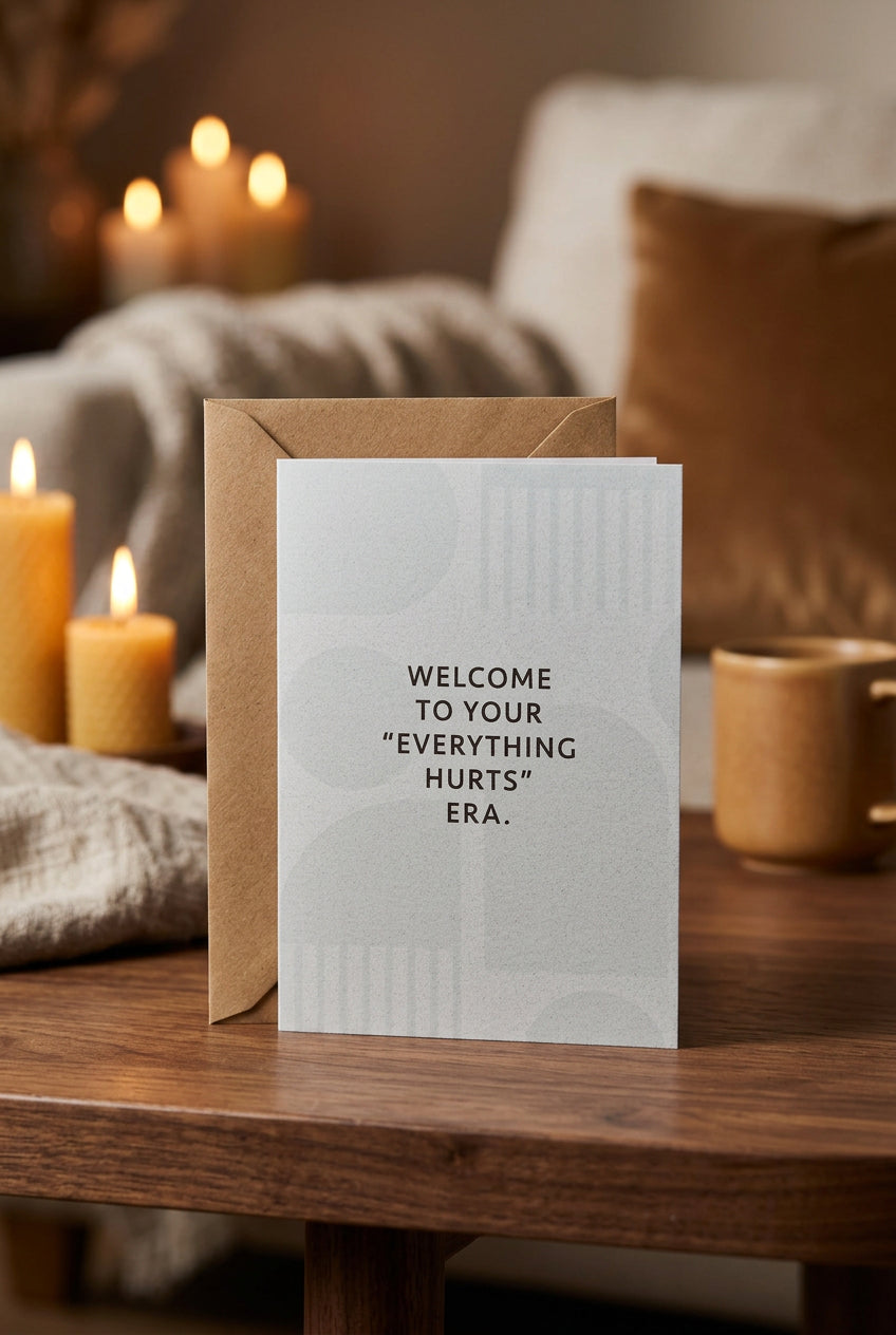 Welcome to Your Everything Hurts Era – Funny Birthday Card