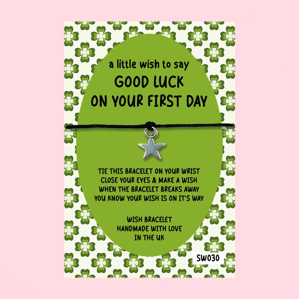 Good Luck, First Day - Wish Bracelet