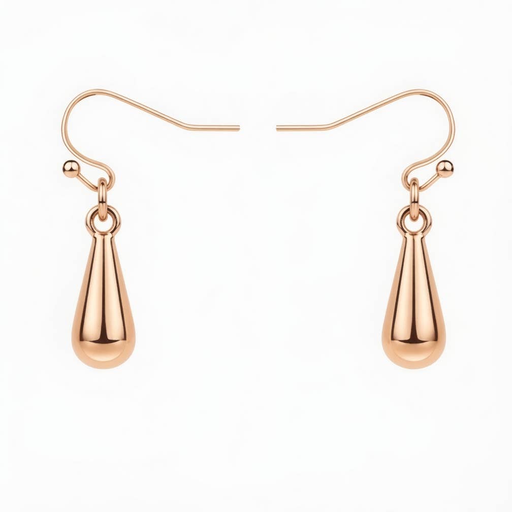Teardrop Earrings – Gold