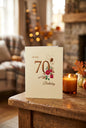 On Your 70th Birthday With Love Card