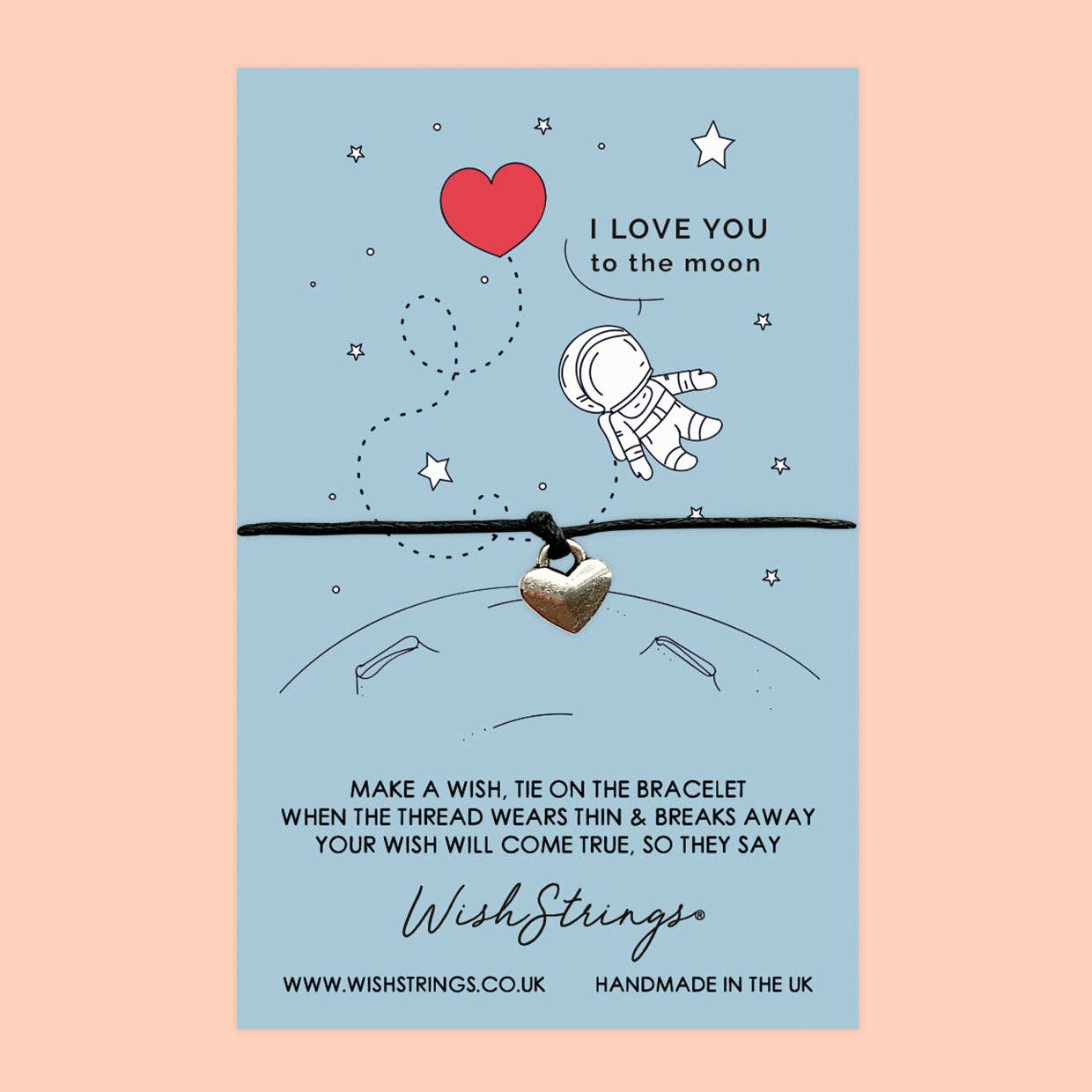 To the Moon- WishStrings Wish Bracelet
