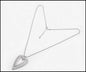 Double Heart Necklace – Silver