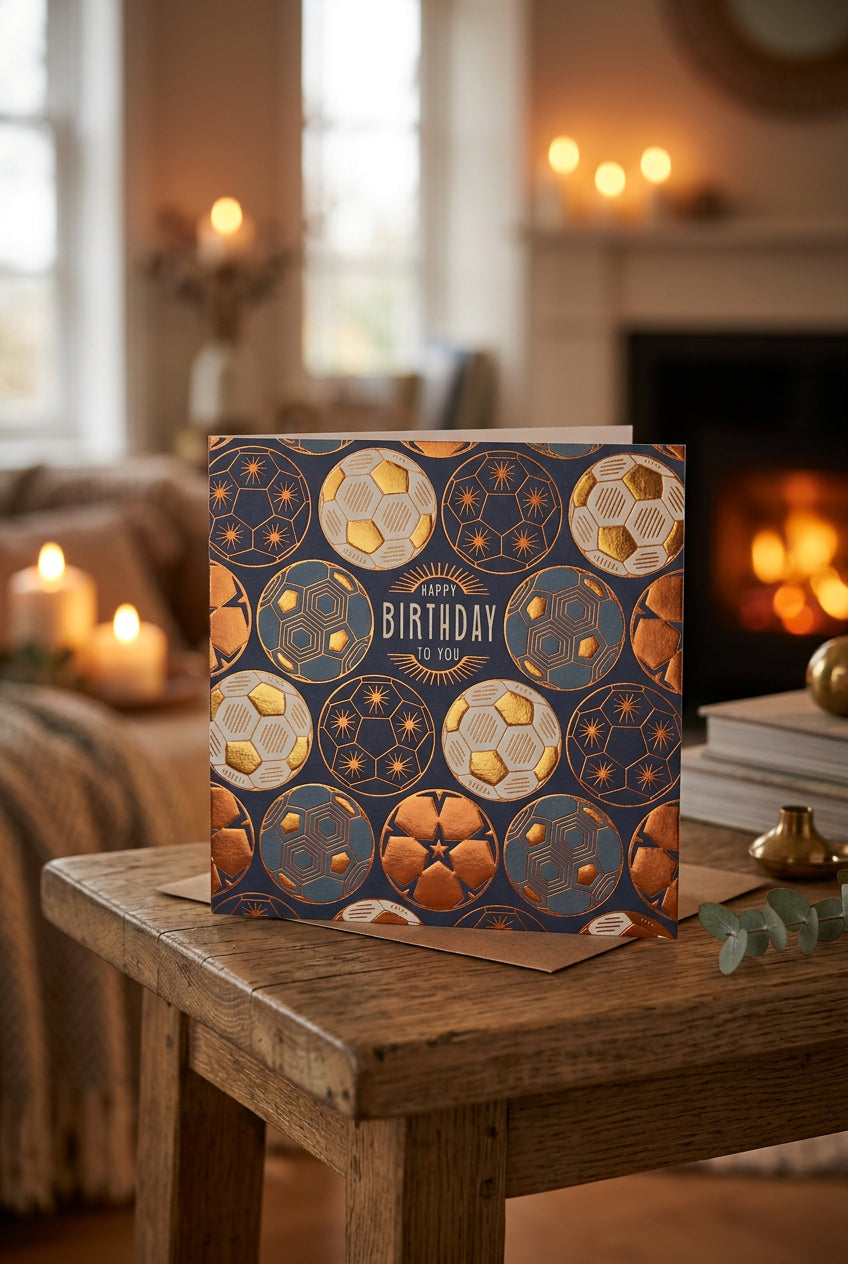Happy Birthday to You Football Greeting Card