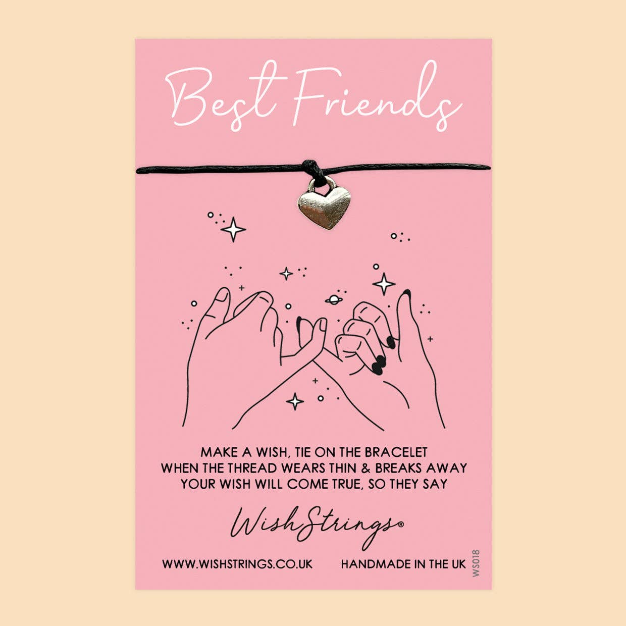 Best Friends, Pinky Promise - WishStrings Wish Bracelet