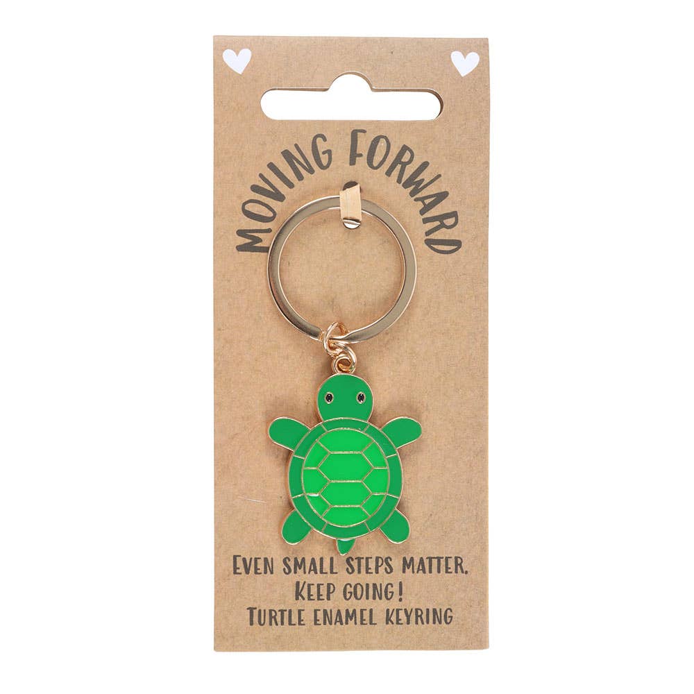 Moving Forward Turtle Keyring