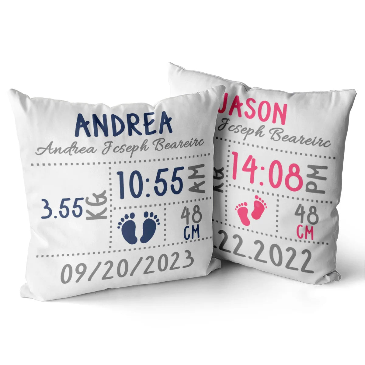 Birth Announcement Pillow