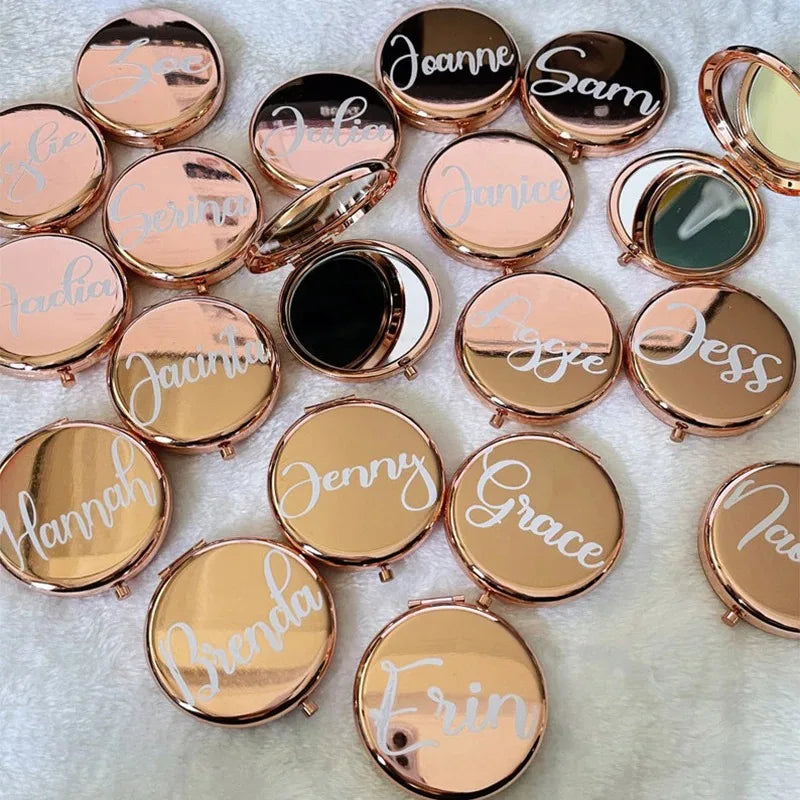 Personalized Engraved Makeup Mirror