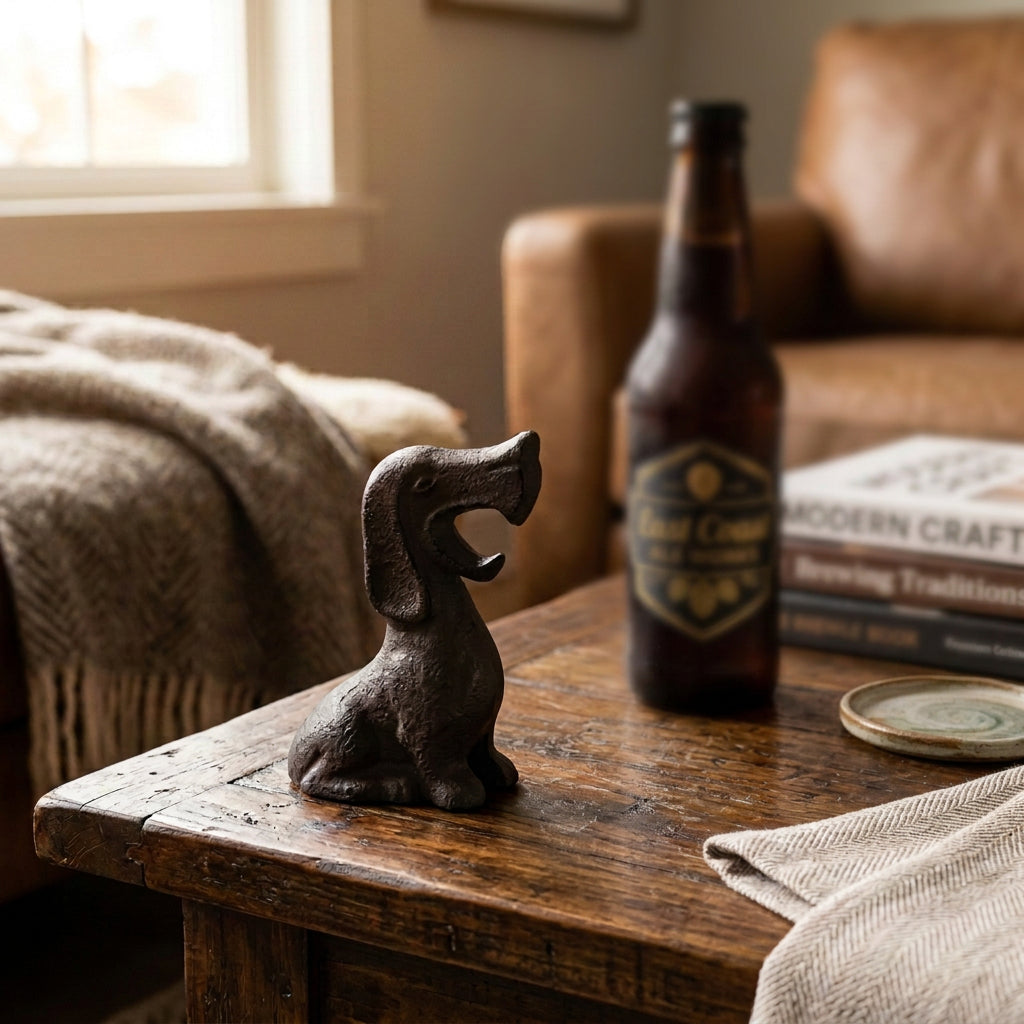Cast Iron Dog Bottle Opener