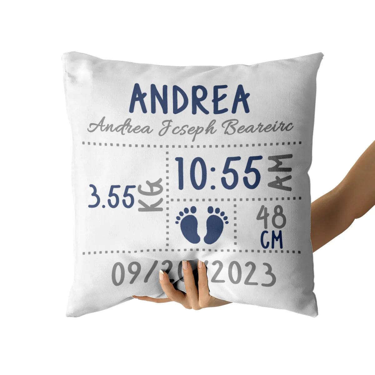 Birth Announcement Pillow