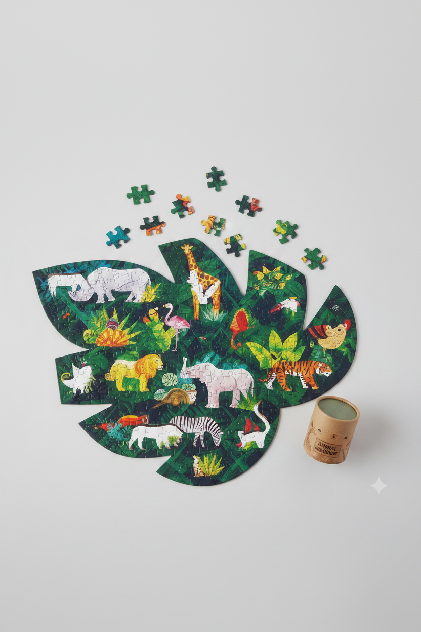 130 pieces Animal Kingdom Jigsaw Puzzle, 42cm