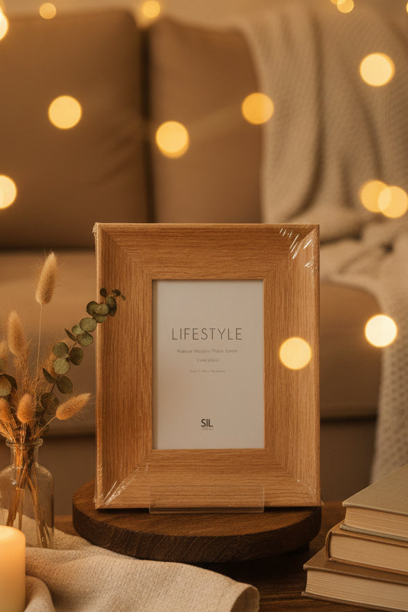 '6x4' Thick Wood Photo Frame