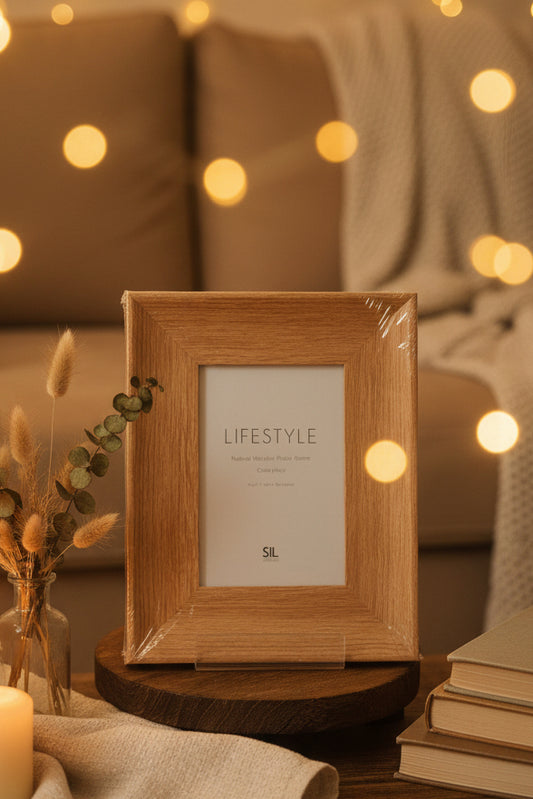 '6x4' Thick Wood Photo Frame