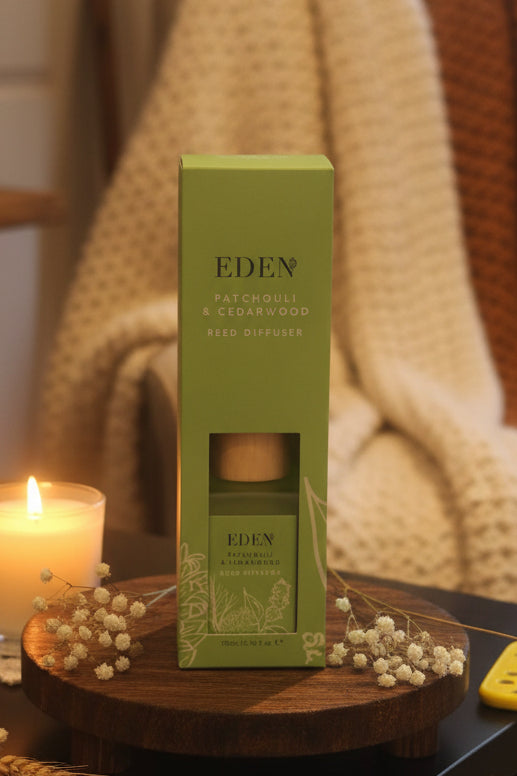 Eden Patchouli & Cedarwood Reed Diffuser, 100ml