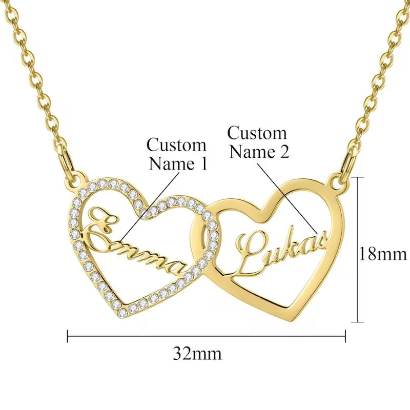 Double Cup Love Necklace