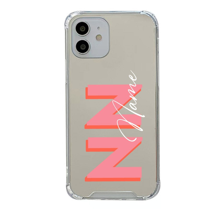 Initial Name Mirror Case for iPhone