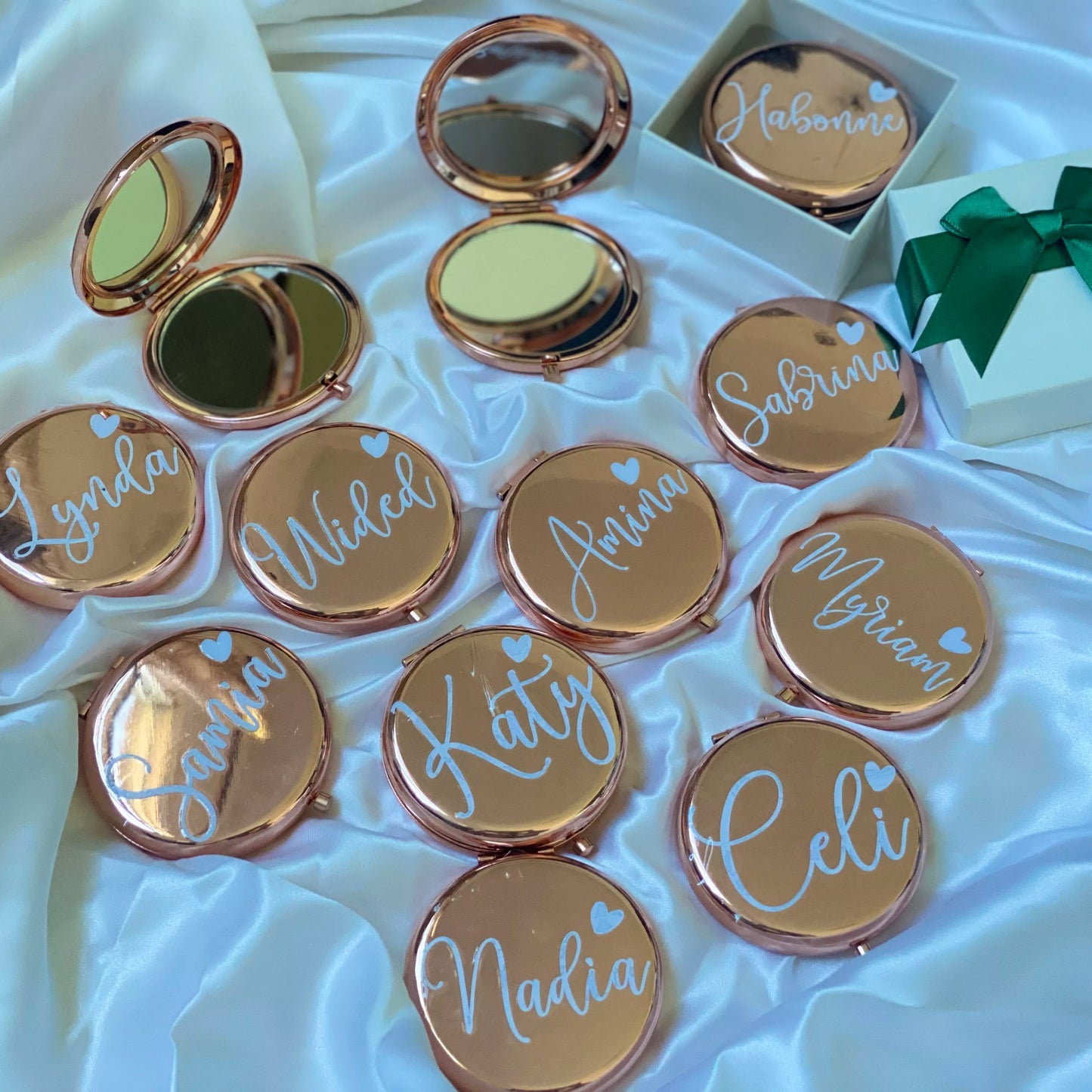 Personalized Engraved Makeup Mirror