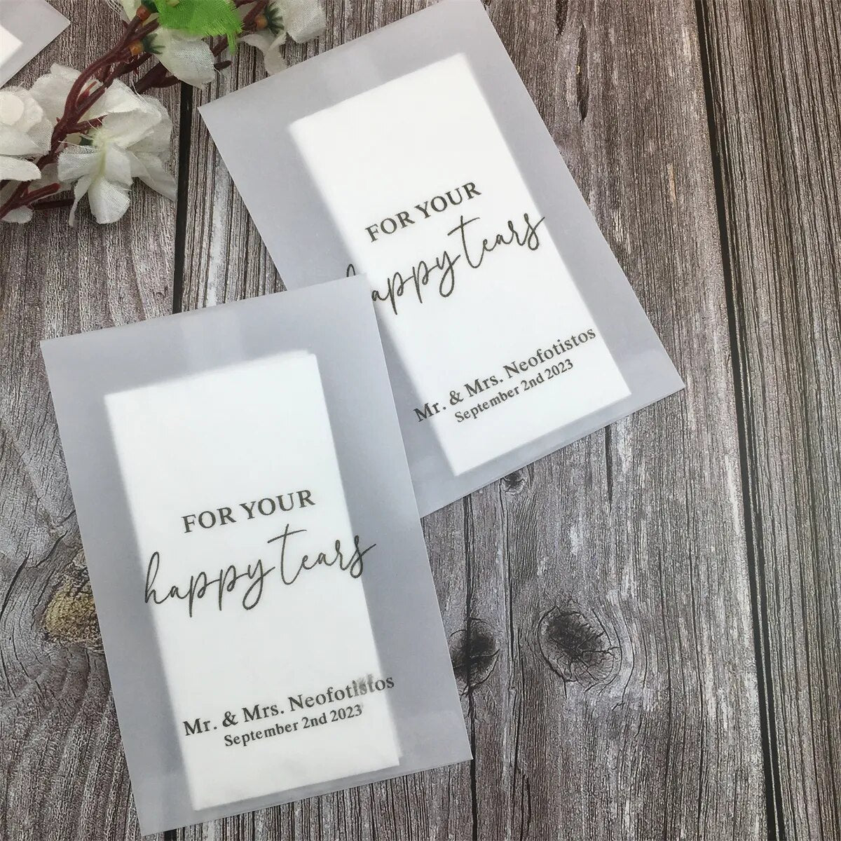 Wedding Tissues Packets