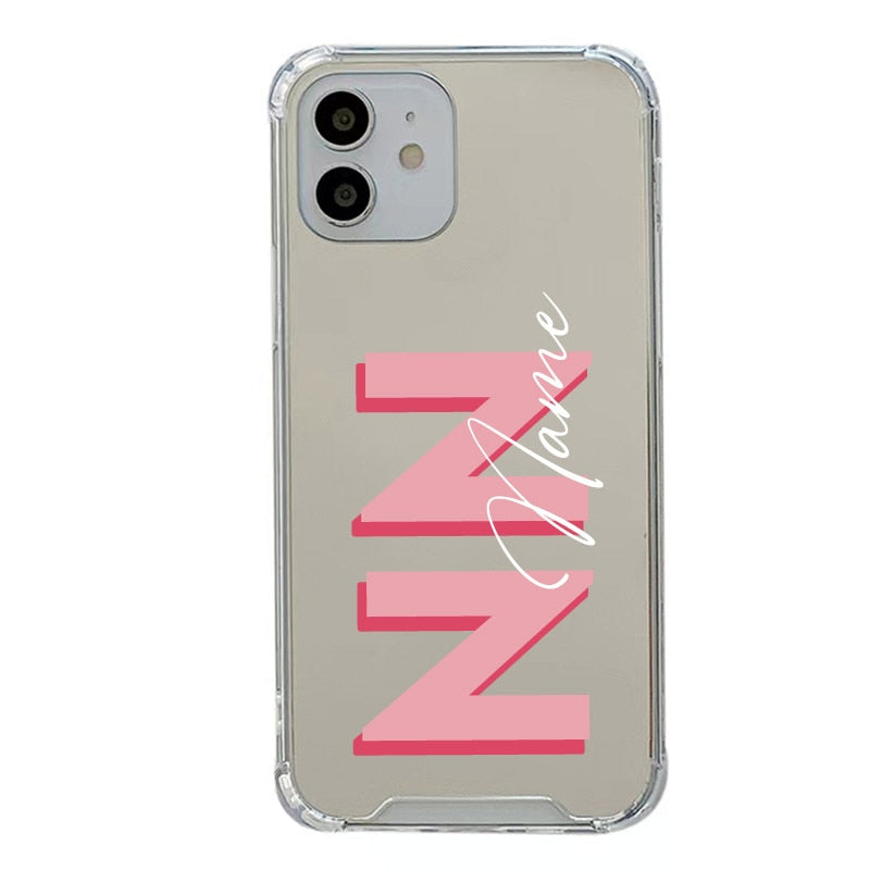 Initial Name Mirror Case for iPhone