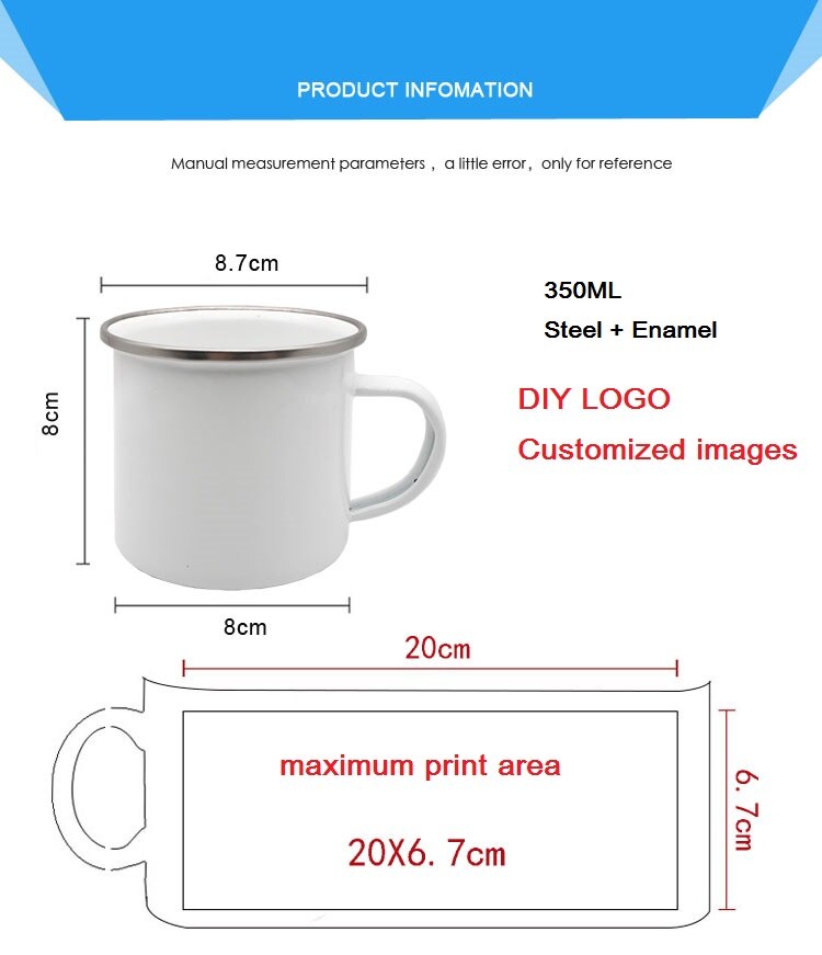 Custom Enamel Coffee Mug