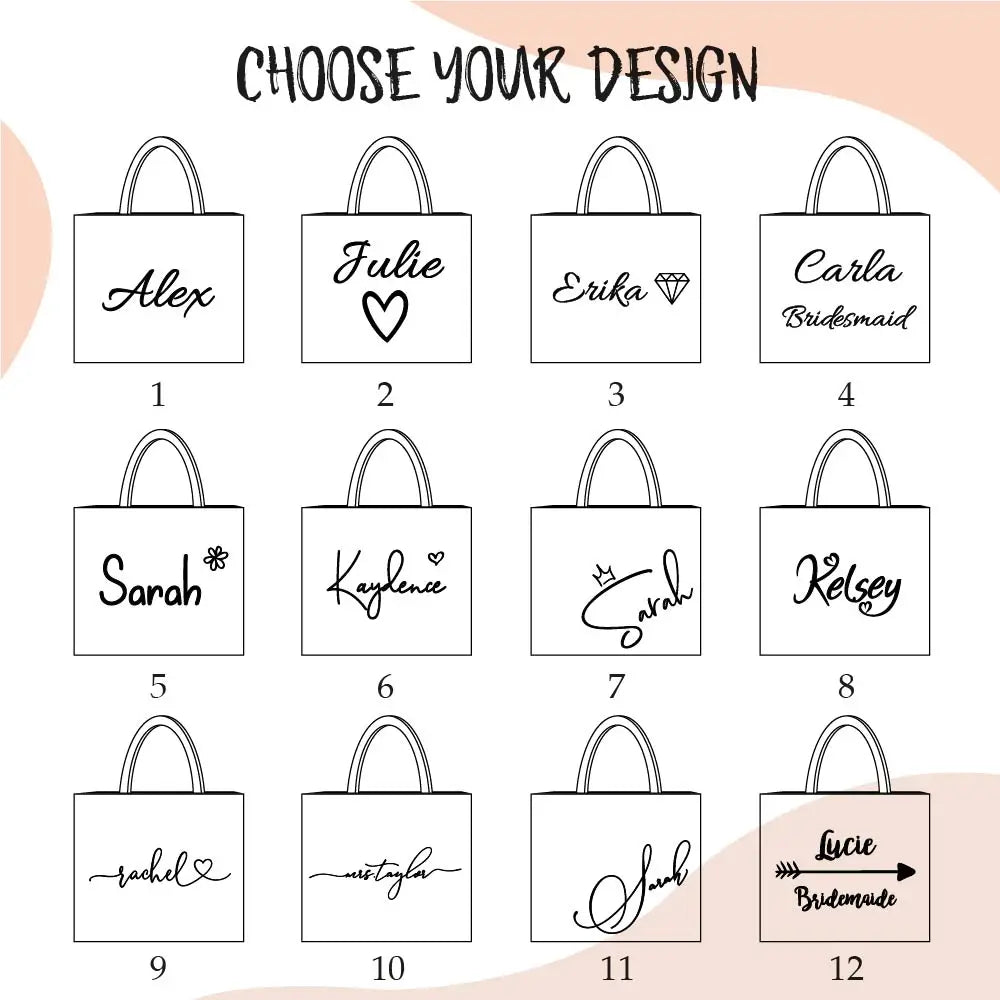 Bridesmaid Tote Bags