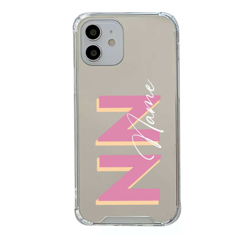 Initial Name Mirror Case for iPhone