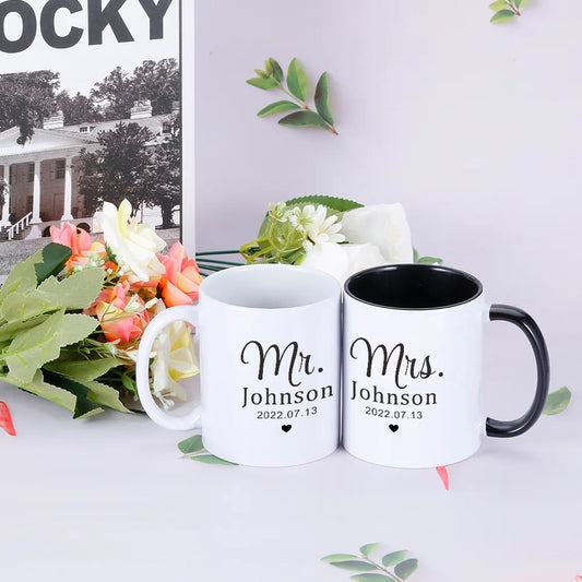 Mr & Mrs Coffee Mugs