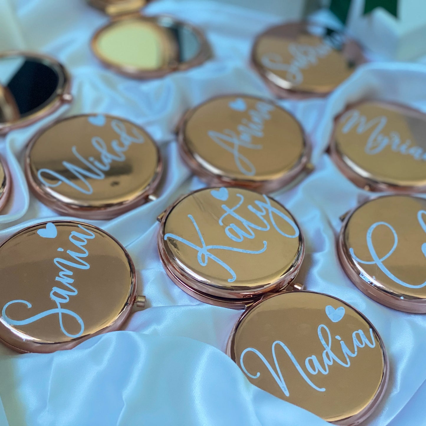 Personalized Engraved Makeup Mirror