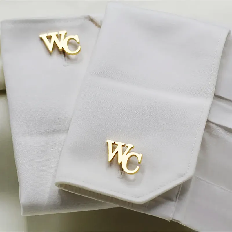 Custom Two Letters Cufflinks