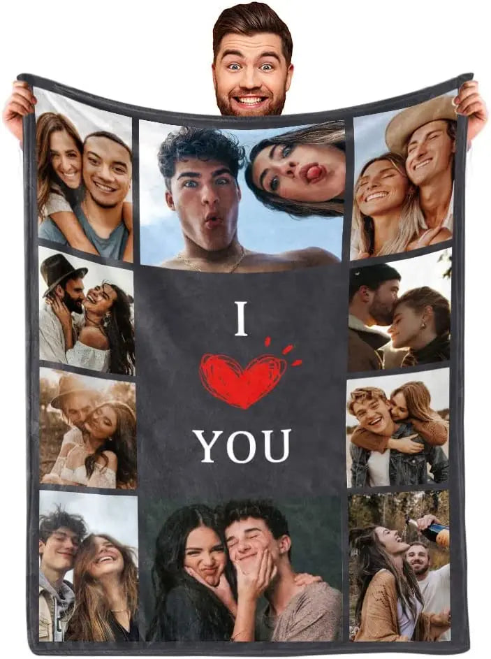 I Love You Custom Blanket