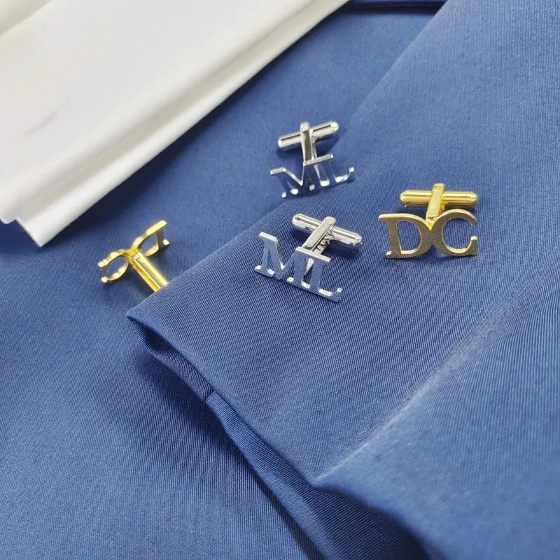 Custom Two Letters Cufflinks