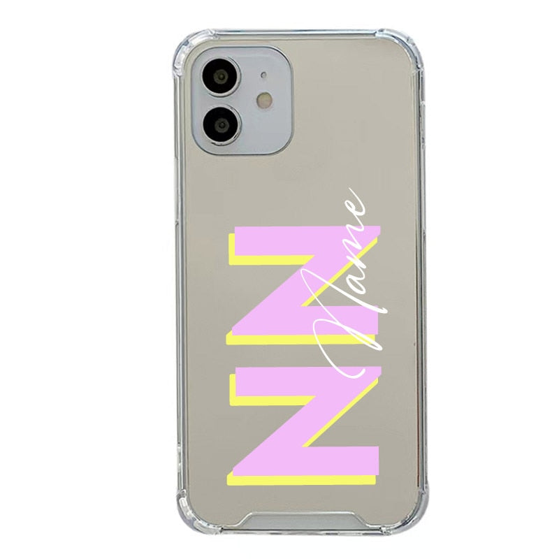 Initial Name Mirror Case for iPhone