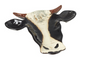 Ceramic Cow Plate, 23cm