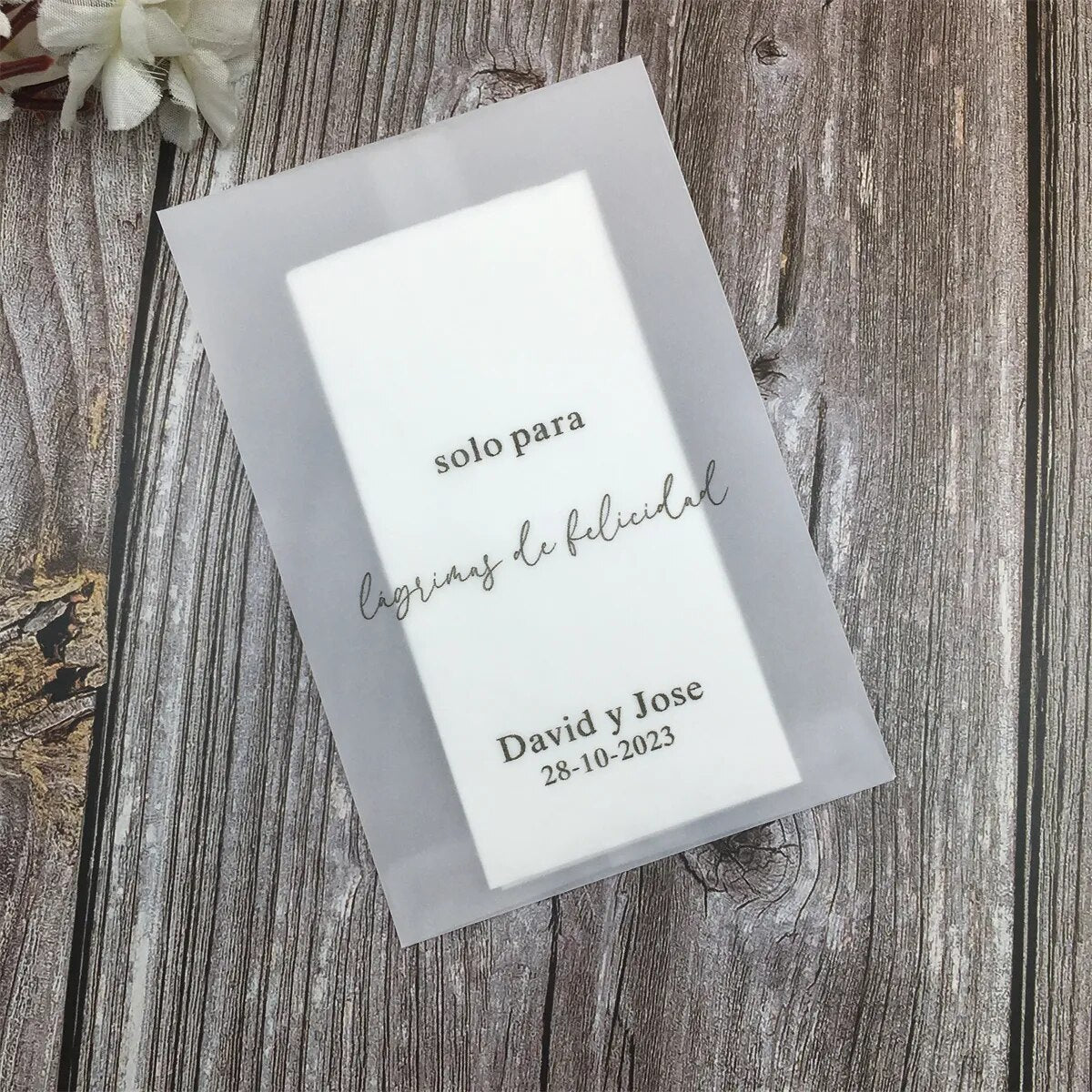 Wedding Tissues Packets