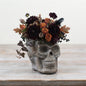 Grey Skull Planter 14.5cm