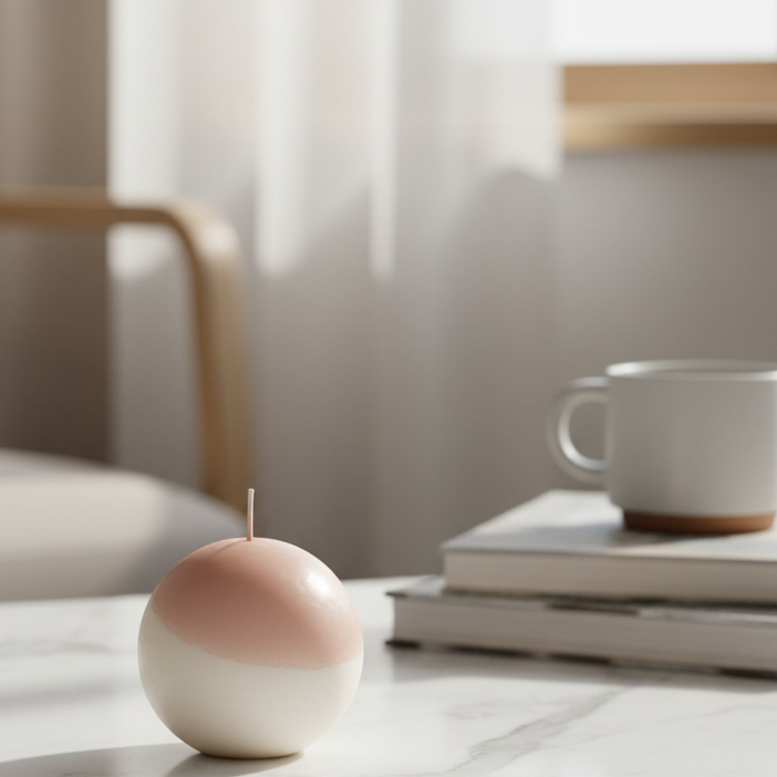 Abstract Ball Candle - small scale
