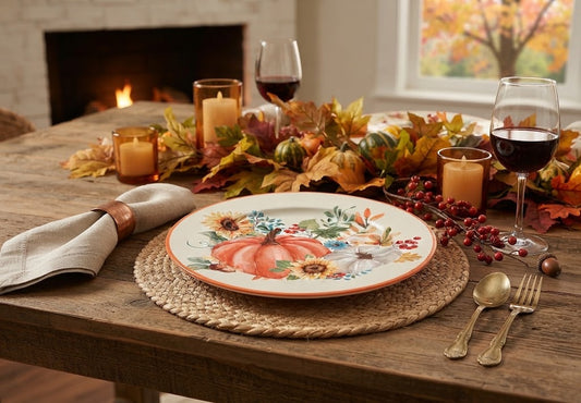 Pumpkin Tin Plate, 33cm
