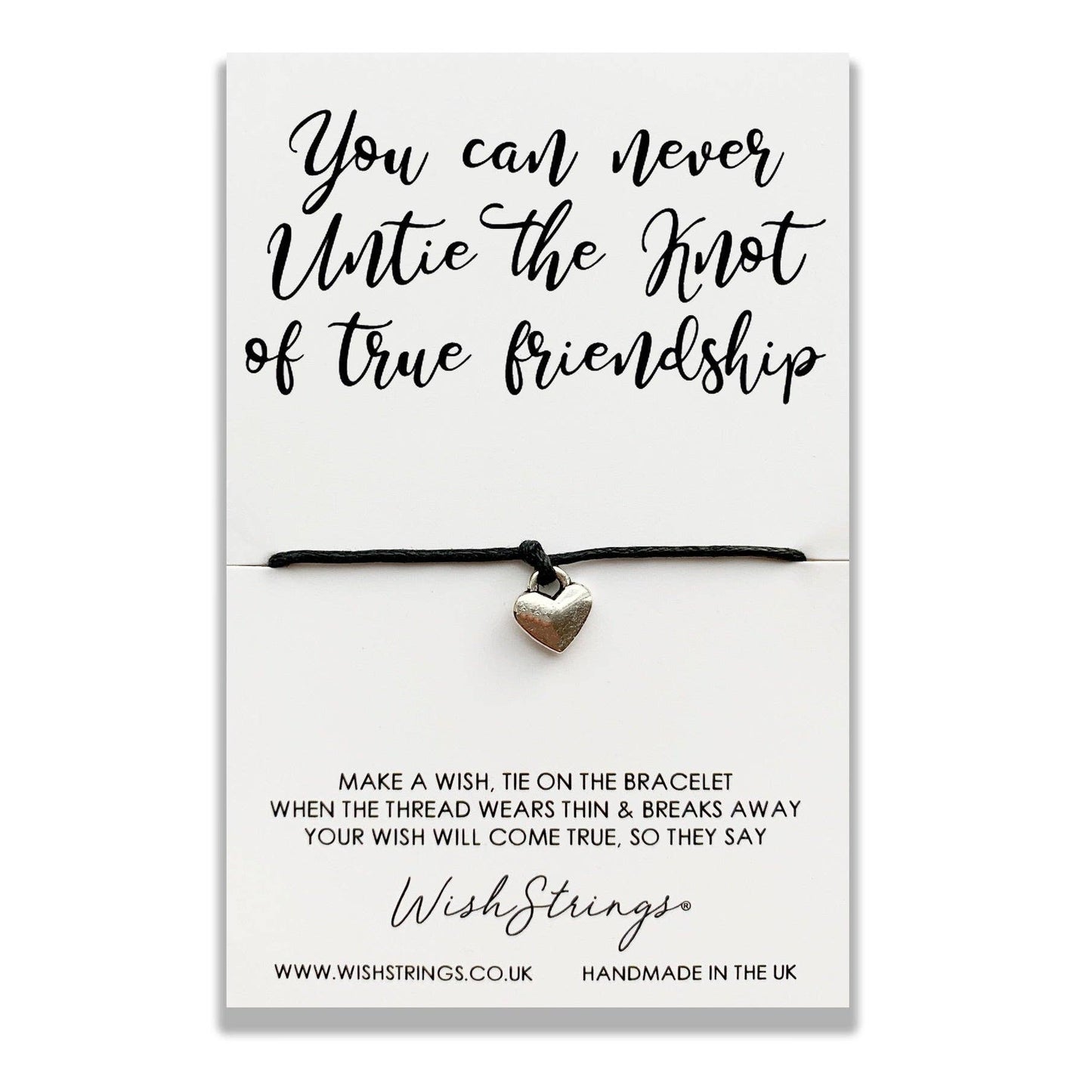 KNOT OF TRUE FRIENDSHIP - WishStrings Wish Bracelet