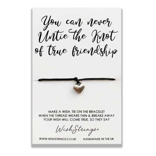 KNOT OF TRUE FRIENDSHIP - WishStrings Wish Bracelet