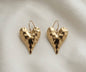 Heart Earrings – Gold