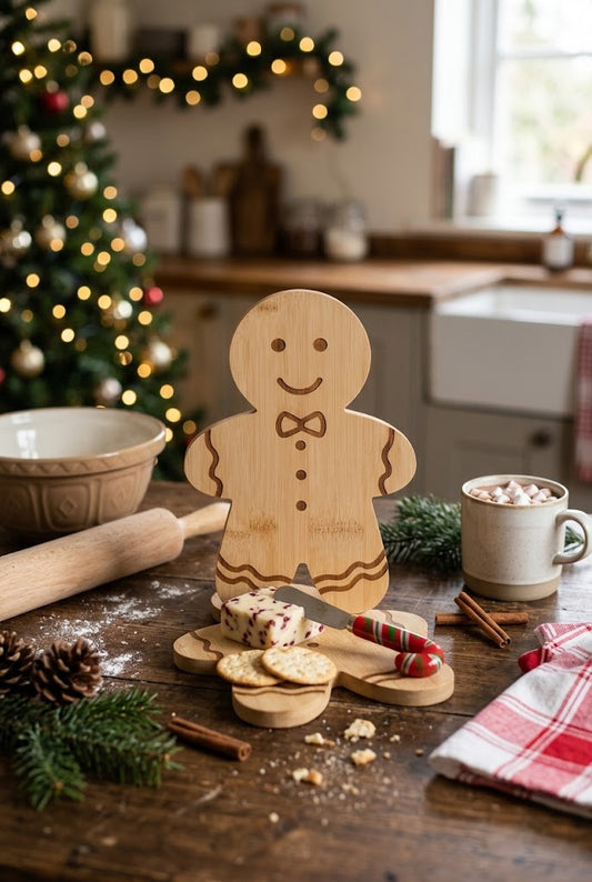 Gingerbread Man Board & Spreader Set