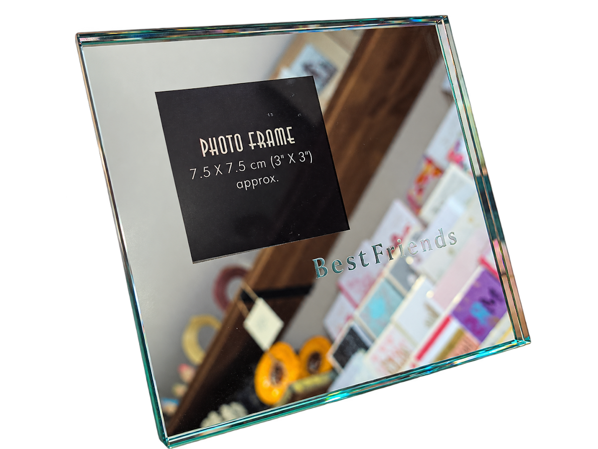 Best Friends Mirrored Photo Frame