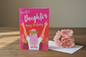 Beautiful Daughter You Rock birthday card standing open spine-left in a cosy lifestyle setting