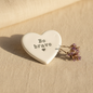 Be Brave ceramic heart token lifestyle