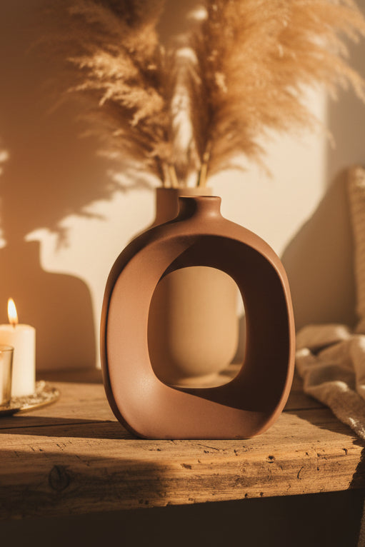 Cut-Out Arch Vase, 16cm