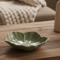 Sage Green Flower Trinket Dish