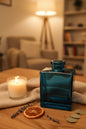 Blue Square Bud Vase