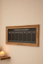 Chalkboard Weekly Planner