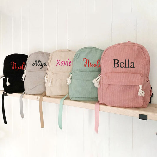 Embroidered Schoolbag
