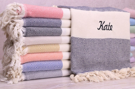 Personalized Turkish Beach Towel